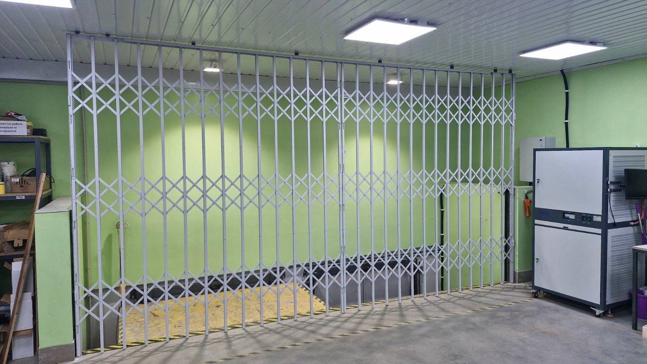 Розсувні решітки особливо великих розмірів